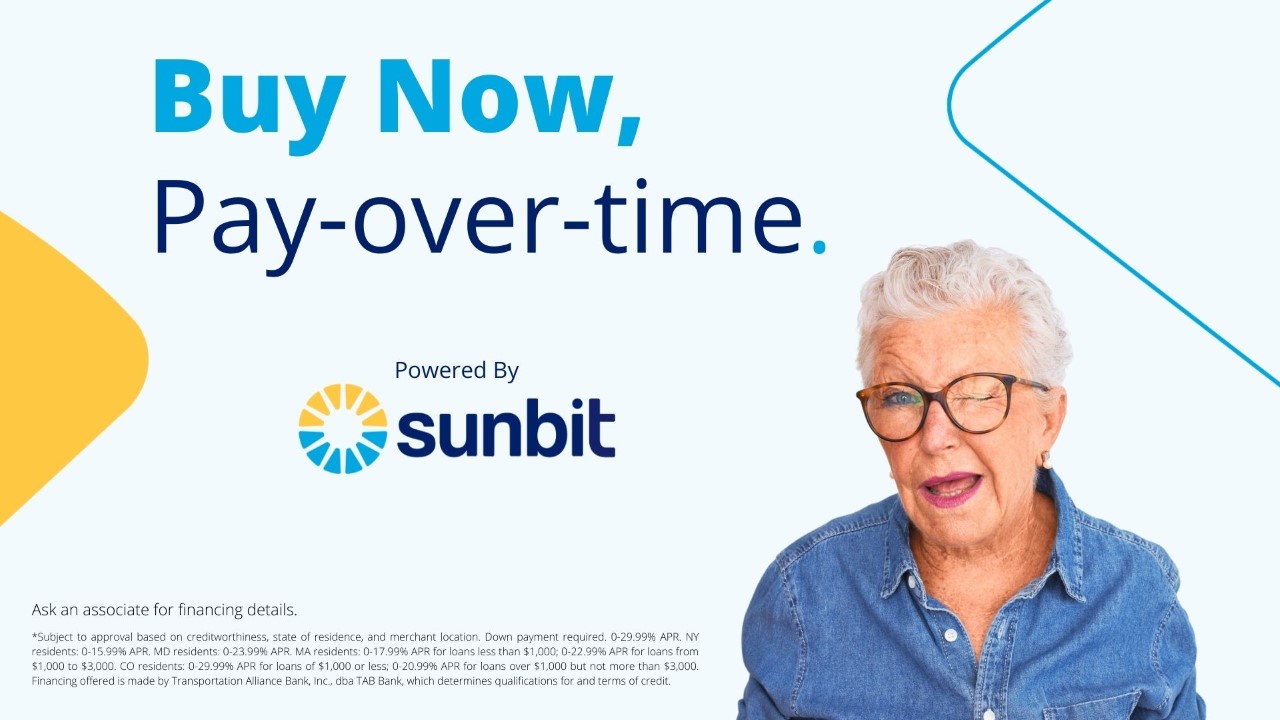 Sunbit Financing - Pay Over Time